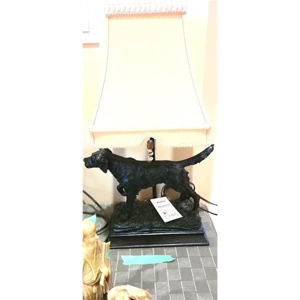 Composite Dog Figure Lamp A