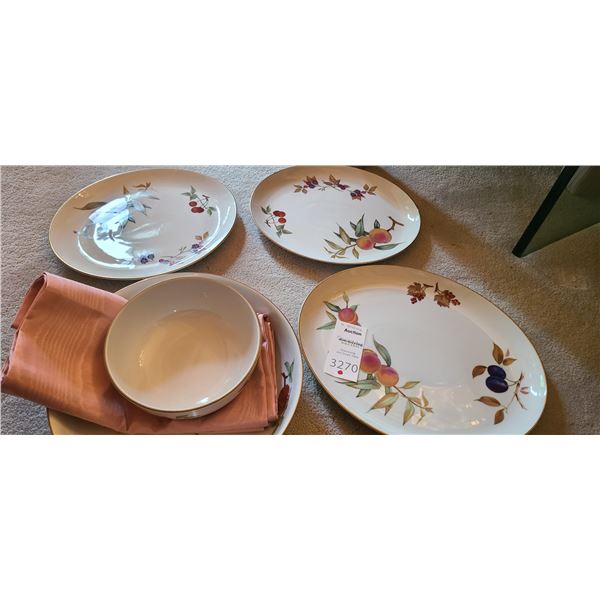 Royal Worcester Evesham Serving Pieces and More A