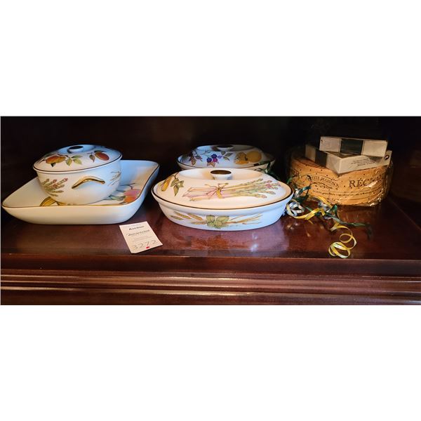 Royal Worcester Evesham Serving Pieces and More A