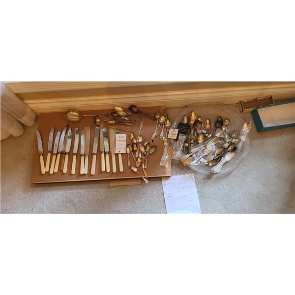 Silverplate and Stainless Cutlery A