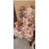 Image 1 : Floral Fabric Armchair C