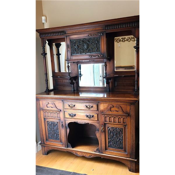 Antique Wood Cabinet C