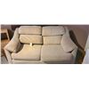 Image 1 : Beige Fabric Loveseat C