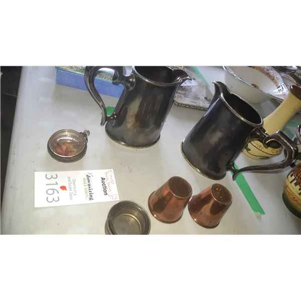 Silverplate Pitchers, Copper A