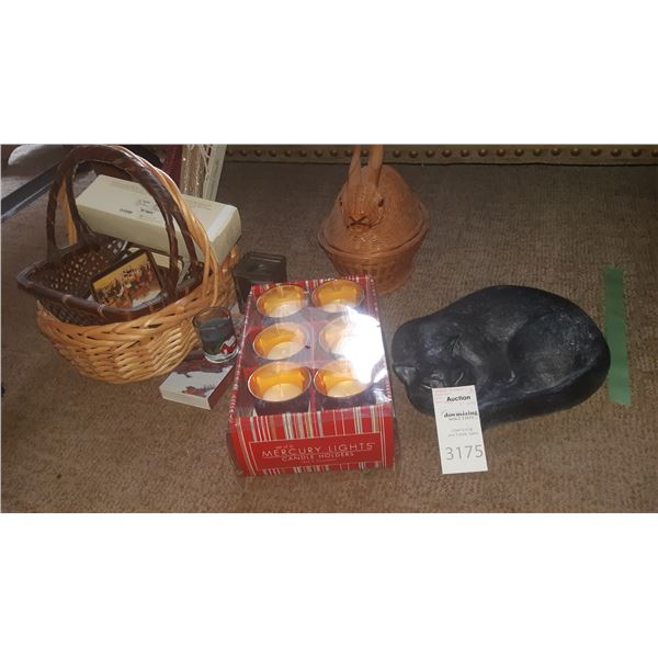 Candles, Rabbit Basket, Candles A