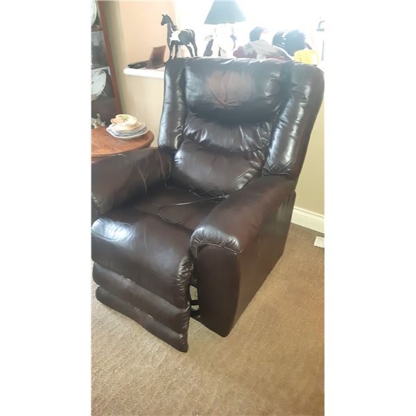 Leather Recliner A