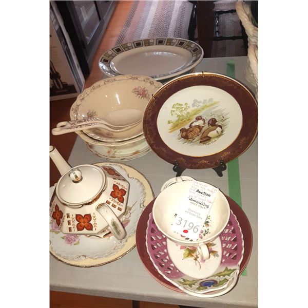 China Plates, Tea Pot, More A