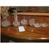 Image 10 : Crystal perfume bottles, A