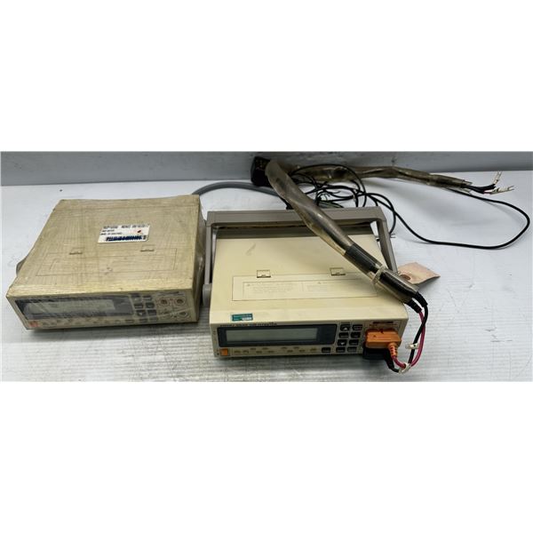 Lot of (2) Hioki #3540 Amp Meters