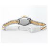 Image 7 : Rolex Ladies Quickset 2T 18K & Steel Champagne Index Dial Diamond Pyramid Bezel