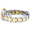 Image 8 : Rolex Ladies Quickset Two Tone Blue Vignette Diamond Oyster Band Datejust Wristw