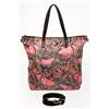 Prada Pink Nylon Saffiano Tessuto Flower Print 2Way Tote Bag