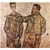 Egon Schiele - Double Portrait Of Heinrich Bensch And His Son Otto