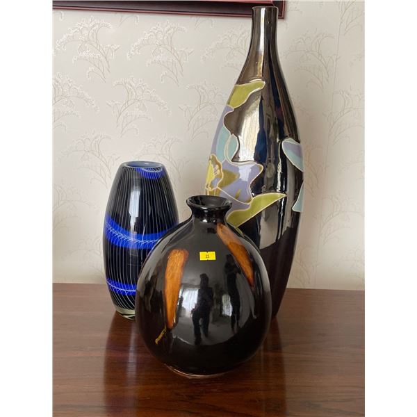 Glass Vase Lot Homecense 8 x 23