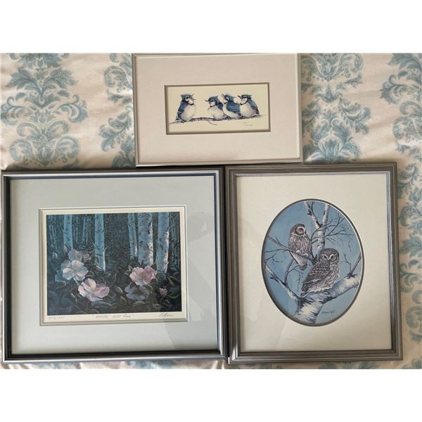 Framed E. Baer Decorative Print Wall Hanging 20 x 16 & More