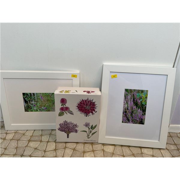 Pair of Decorative Wall Hangings w/ Decorative Box 16 x 14