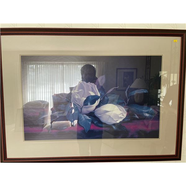 Decorative Floral Framed Print Artist Unknown 43 x 30