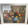 Image 1 : Wood Framed Decorative Floral Print 38 x 30