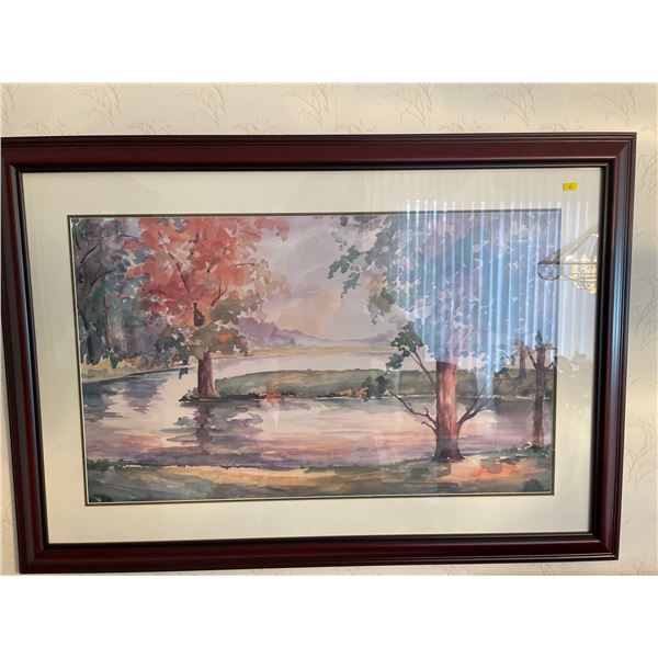 Large Framed Print 41 x 28 Artist Unknown