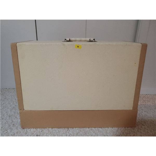 Vintage Domestic BDM Sewing Machine w/ Portable Carry Case