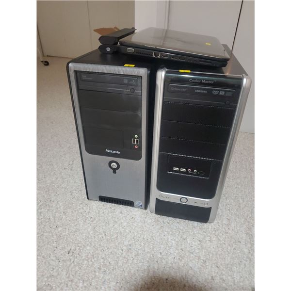 HP Laptop w/ Glite & Velocity PC Towers