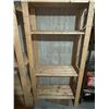 Image 1 : Wood 3 Tier Utility Shelf 30x16x63