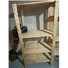 Image 1 : Wood 4 Tier Utility Shelf