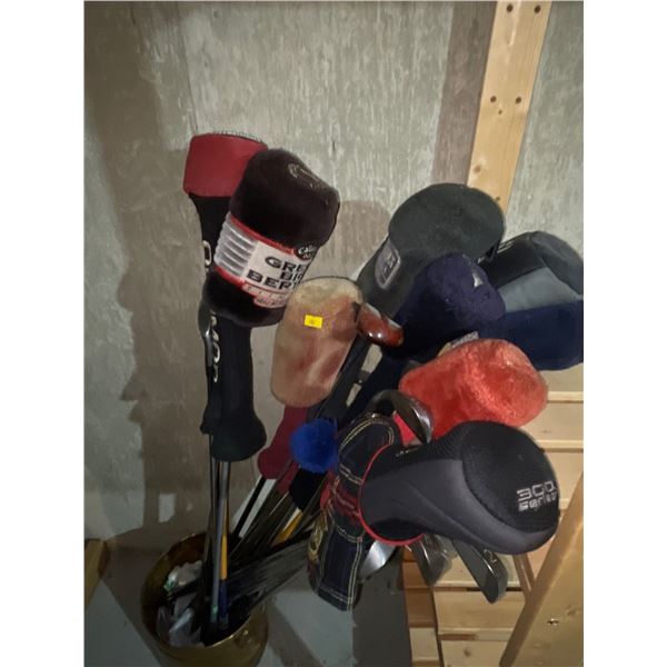 Set of Golf Clubs w/ Dust Covers