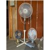 Image 1 : Assorted Fan Lot Vintage Super Brand Adjustable Stand