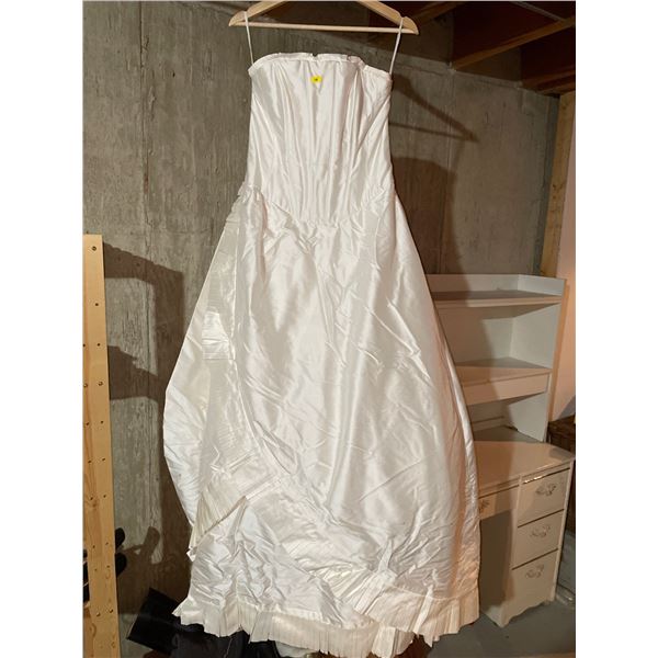 Vintage Wedding Gown Custom Tailored Size Unknown