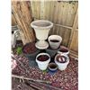 Image 1 : Assortment of Large Garden Planters 9 in Total