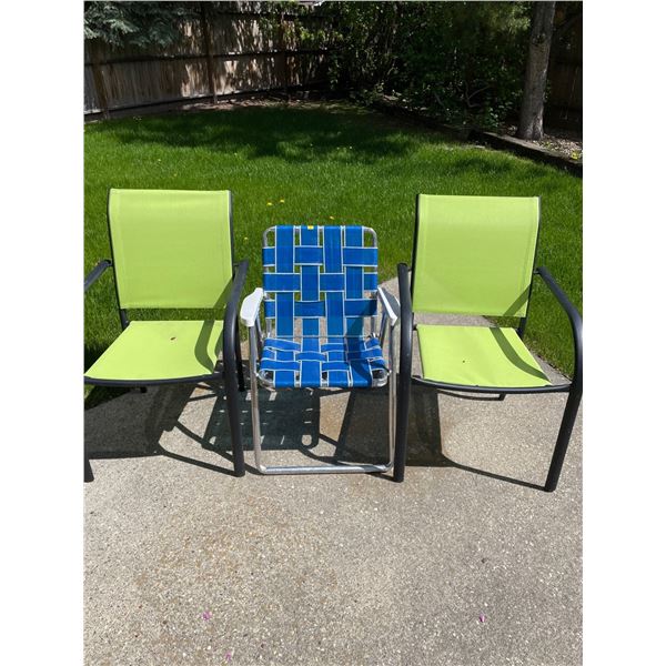 Assorted Lawn Loungers 3 in Total