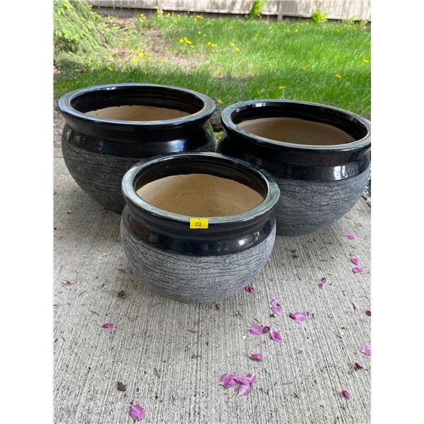 Glass Planter Collection Assorted Sizes