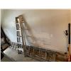 Image 1 : 12 Ft. Ladder  24 Foot Ladder w/ Slide & 6 Ft. Aluminum Ladder