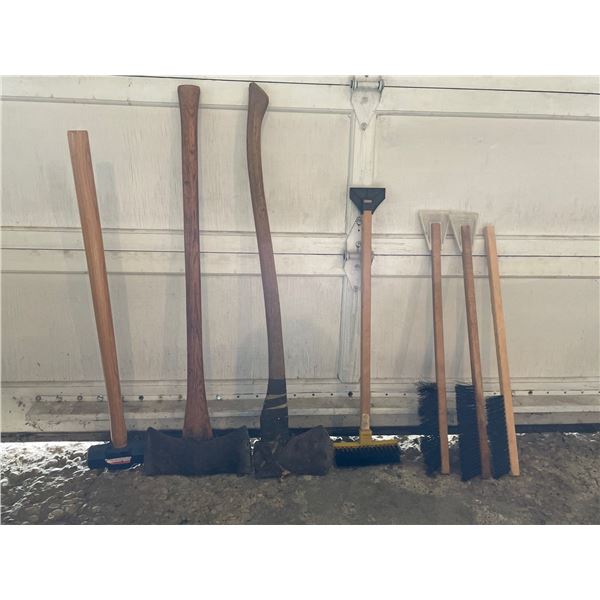 Assorted Tools Axe Lot