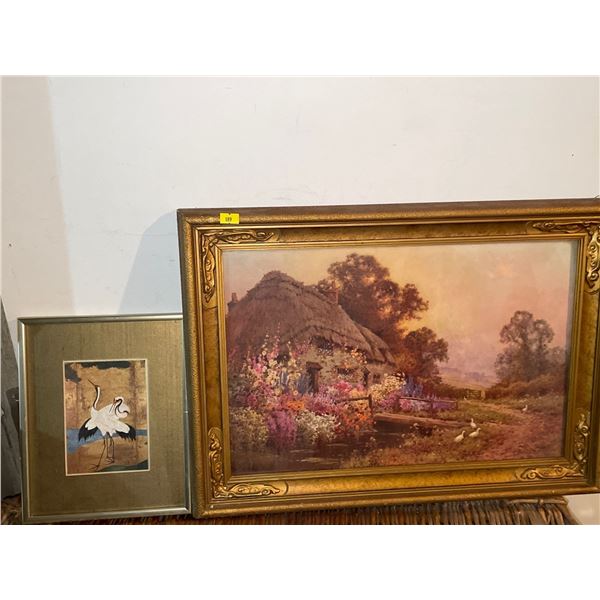 Vintage Art Peices In Frames Artist Unknown 12x19