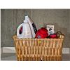 Image 1 : Basket of Assorted Cleaners Upholstery detergent and more