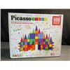 Image 1 : Lot of 1 Picasso Tiles 100PC 3-D Magnetic Building Tiles STEAM Toy Play Set - BRAND NEW!