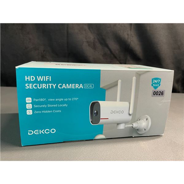 Lot of 1 Dekco HD WiFi Outdoor Security Camera - Brand New!