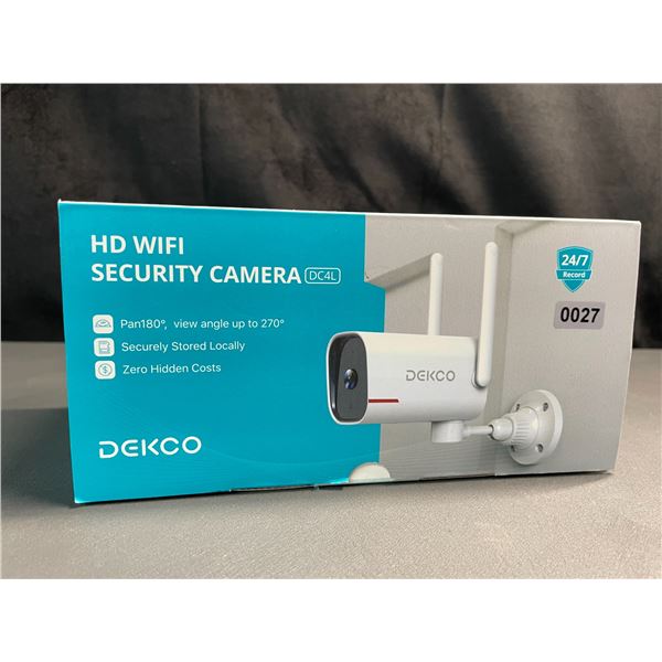 Lot of 1 Dekco HD WiFi Outdoor Security Camera - Brand New!