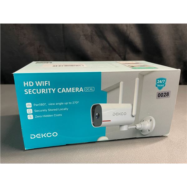 Lot of 1 Dekco HD WiFi Outdoor Security Camera - Brand New!