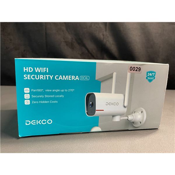 Lot of 1 Dekco HD WiFi Outdoor Security Camera - Brand New!