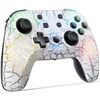 Image 1 : Lot of 1 RGB Wireless Controller for Nintendo Switch - Cracked Marble Light-Up Design - Brand New!