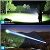 Image 6 : Lot of 2 PowerStyle LED Super Bright Rechargeable Tactical Flashlights - BRAND NEW!