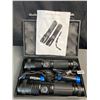 Image 2 : Lot of 2 PowerStyle LED Super Bright Rechargeable Tactical Flashlights - BRAND NEW!