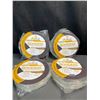 Image 1 : Lot of 4 Rolls of Durable Double-Sided Alien Tape - Instant Bonding - 5M Per Roll - Holds up to 17oz