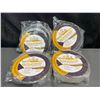 Image 1 : Lot of 4 Rolls of Durable Double-Sided Alien Tape - Instant Bonding - 2M Per Roll - Holds up to 17oz