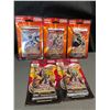 Image 1 : Lot of 5 Authentic Yu-Gi-Oh Booster Packs - Ancient Guardians & Blazing Vortex - Brand New!