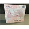 Image 1 : Lot of 1 Mytrix Wireless Controller for Nintendo Switch - Pink Cherry Blossom Design - Brand New!