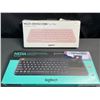 Image 1 : Lot of 2 Logitech Keyboards - Multi-Device K380 for Mac & Media K400 Plus - New